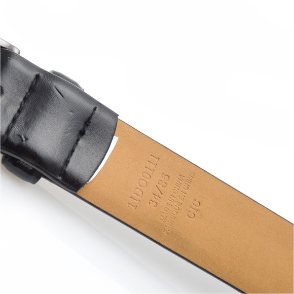 DOCKERS Genuine Leather 1¼” Belt w/Anthracite Harness Buckle - Picture 3 of 5